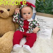 Bonecas renascidas realistas de Natal 24" para meninas e meninos