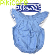 Reborn Baby Dolls Clothes Accessories Outfit Blue Dresses
