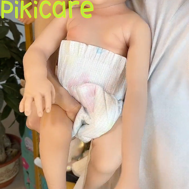 Reborn Baby Barbie Sleeping Handmade Full 100% Silicone
