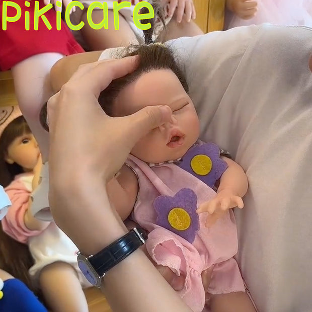 Bonecas reborn macias cheias de silicone realistas meninas recém-nascidas