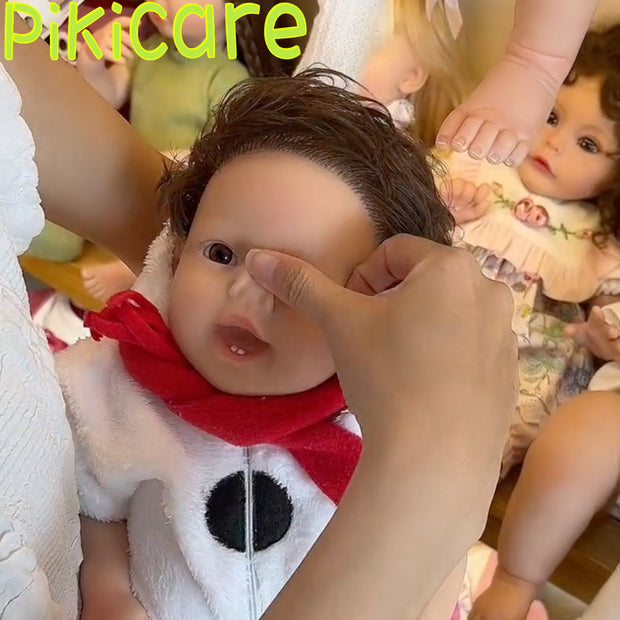 Muñecas Bebé Reborn Sonriendo Hechas A Mano Con Silicona Completa