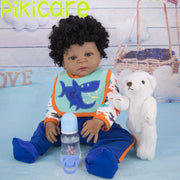 23" Reborn Baby Dolls Barbie American African for Birthday