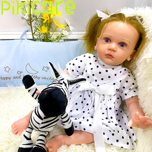 23" Reborn Baby Dolls Girl Soft Barbie Real Life for Kids & Gifts