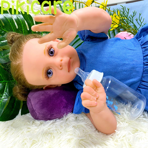 22" Reborn Baby Dolls Lovely Barbie Handmade Newborn