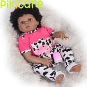 23" Reborn Baby Dolls Barbie African American Newborn Girl Gifts