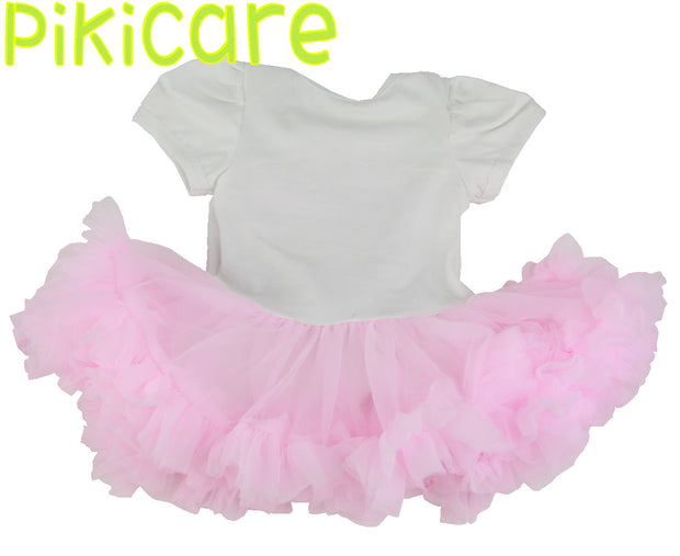 Reborn Baby Dolls Girl Clothes of Sleeve Jumpsuit Bubble skirt