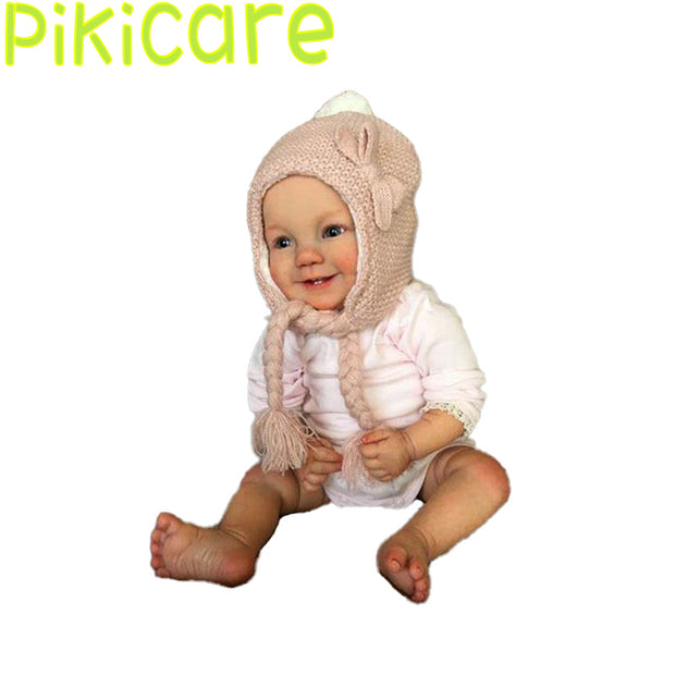 22" Reborn Baby Dolls Girl Barbie Vinyl with Cloth,Gift for Kids
