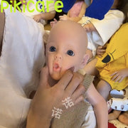 100% Silicone Reborn Baby Doll without Hair Barbie Gift