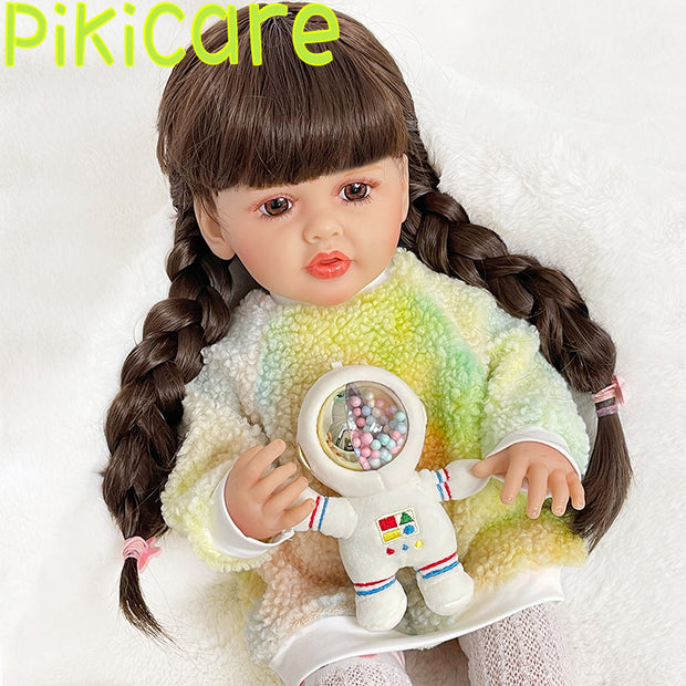 22" Lifelike Barbie Baby Dolls-Silicone Soft Realistic Newborn Baby