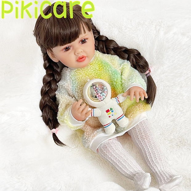22" Lifelike Barbie Baby Dolls-Silicone Soft Realistic Newborn Baby