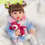 22" Baby Soft Body Barbie Newborn Baby Dolls Poseable Real Life